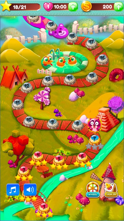 Sweet Candy Blast Fruit puzzle screenshot-2