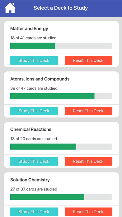 Chemistry Education Flashcards screenshot 4