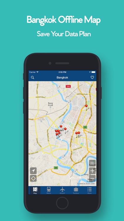 Bangkok Offline Map, Metro