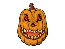 Enjoy halloween themed scary stickers