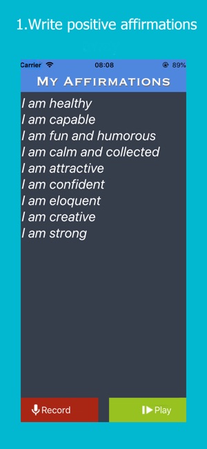 Affirmations Repeater(圖1)-速報App