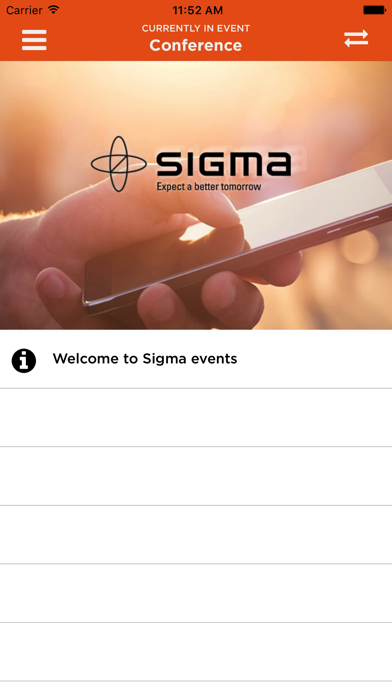 Sigma Events screenshot 2