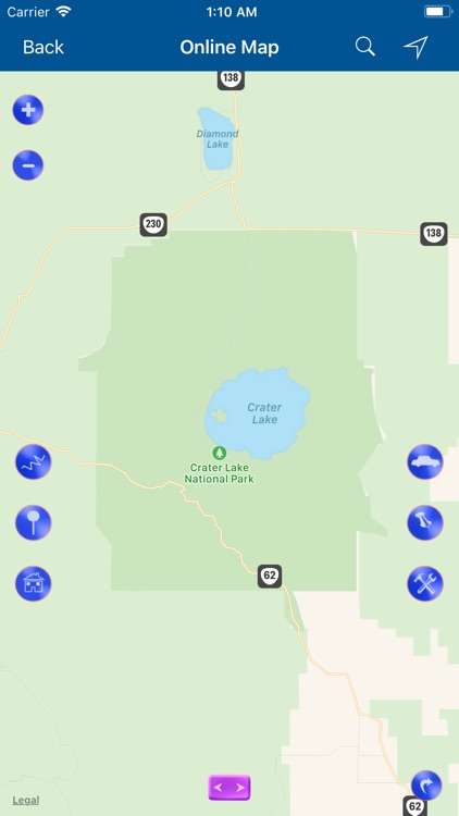 Crater Lake National Park Map screenshot-4