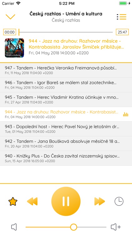 Czech Radio FM, AM & Podcast screenshot-3