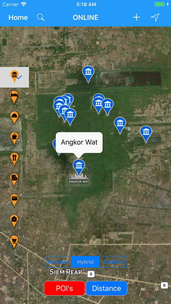 Siem Reap, Cambodia – City Map