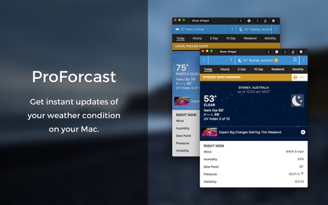 ProForecast for WeatherChannel(圖1)-速報App