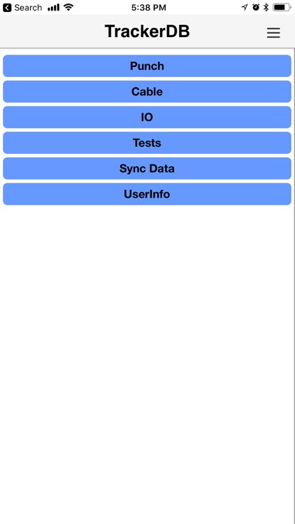 TrackerDB Mobile