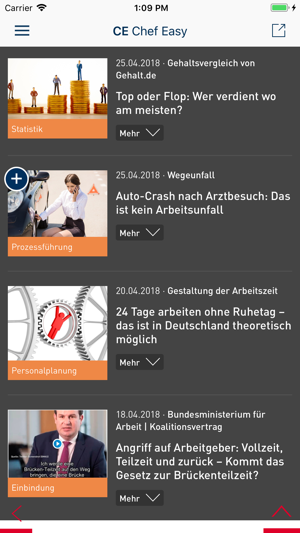 CE Chef easy: Für Arbeitgeber(圖7)-速報App