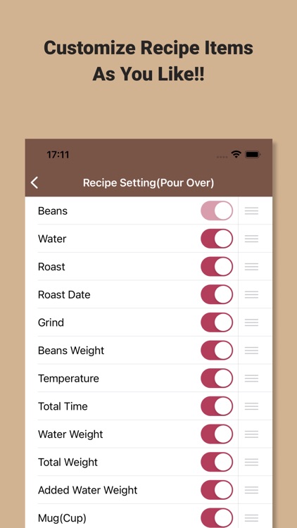 Coffee Recipe Notes - Kopi screenshot-3