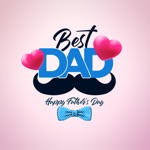 Happy Fathers Day Stickers