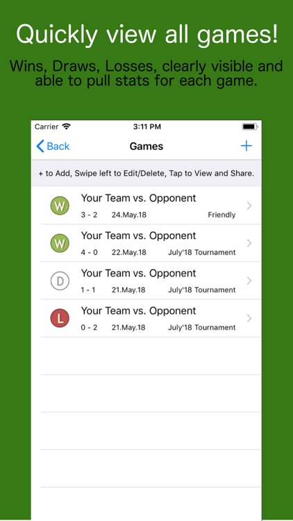 Stats2Share - Soccer