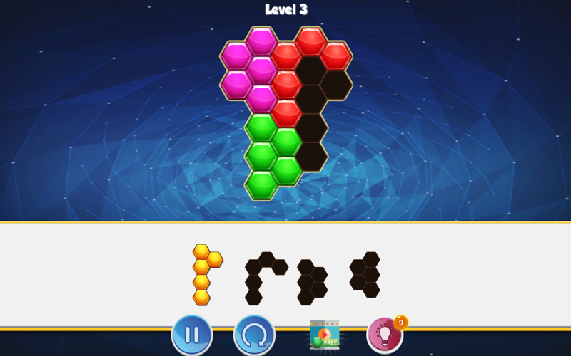 Hexa-6 Puzzle screenshot 3