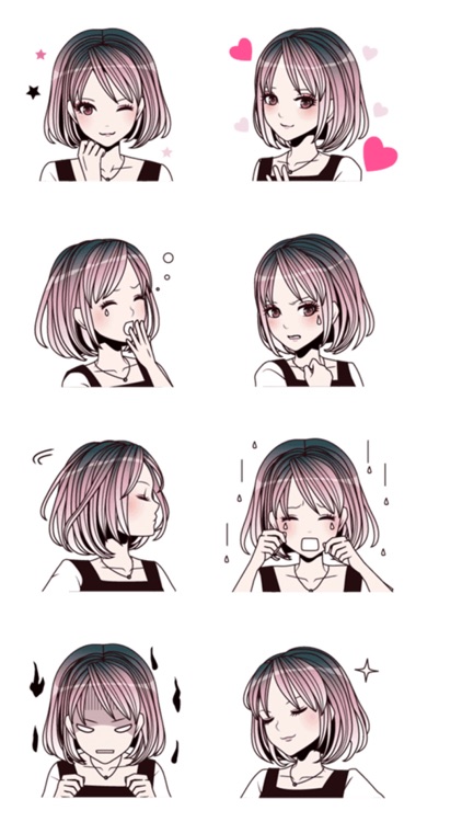 Girls Stickers App screenshot-4