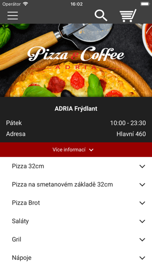 Pizza ADRIA Frýdlant