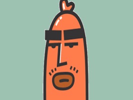 Sausage Man Animated Sticker