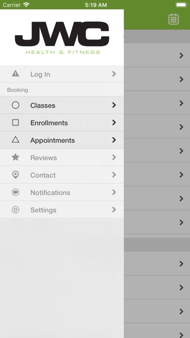JWC Health & Fitness screenshot 2