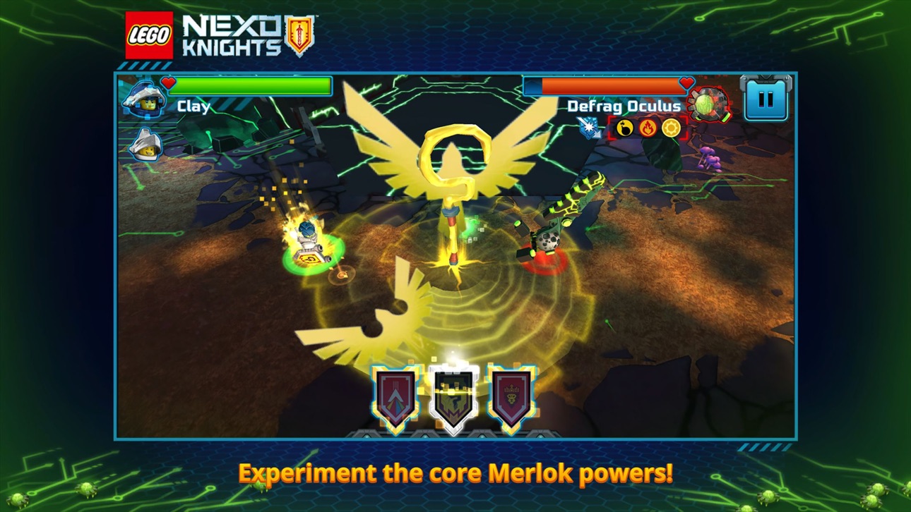 LEGO® NEXO KNIGHTS™:MERLOK 2.0 - Free Hack screenshot 1 - iOS game interface