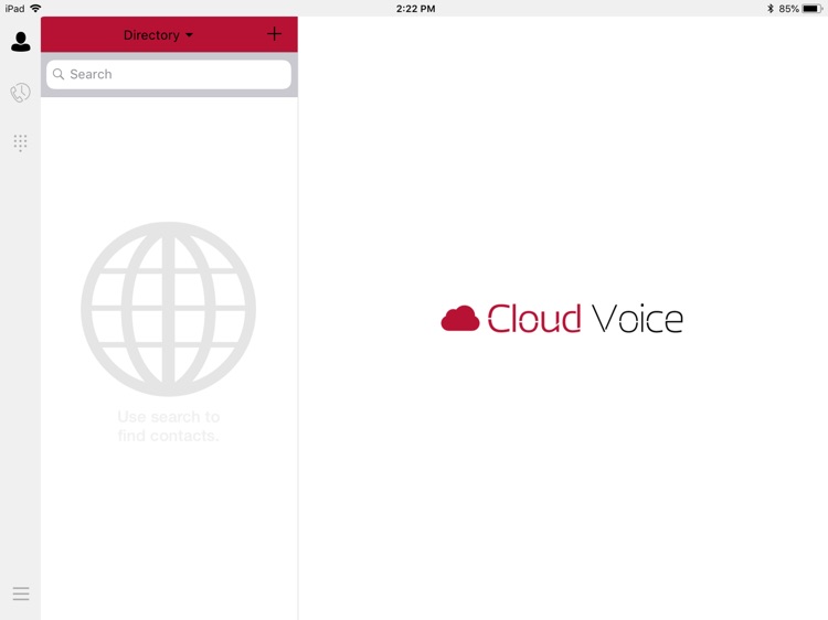 GCI Cloud Voice iPad