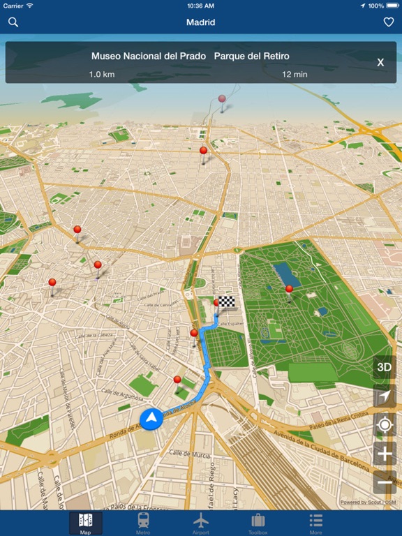 マドリードオフライン地図 - シティメトロエアポートのおすすめ画像2