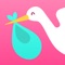 Storky is a reliable and easy to use contraction timer with no ads created by Bibino, a baby monitoring app