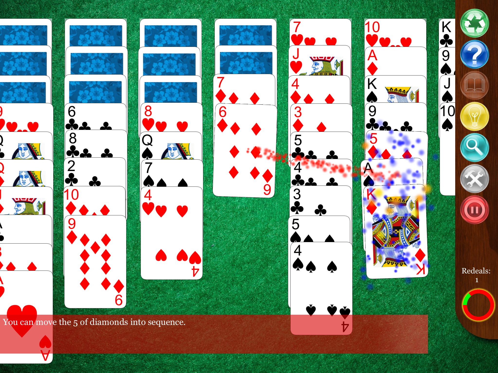 Solitaire Whizz screenshot 2