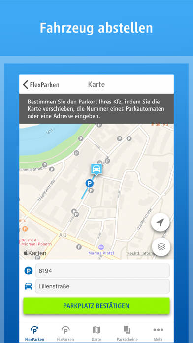 HandyParken München screenshot 2