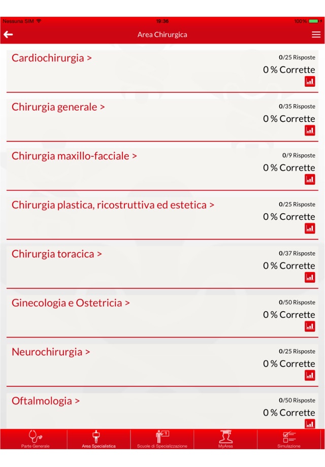 Test di accesso spec. medicina screenshot 3