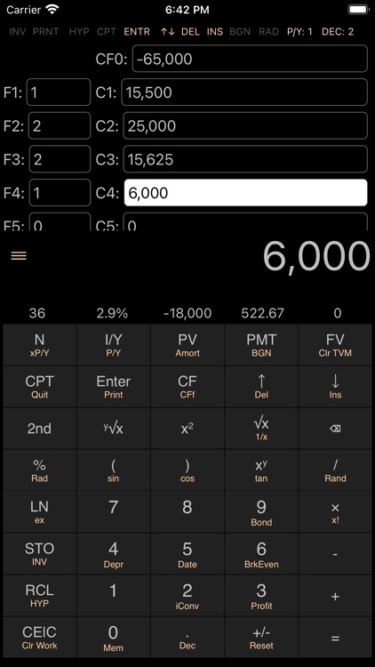 BA II Pro Financial Calculator