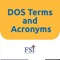 The DOS Terms and Acronyms app is a quick reference guide to the most frequent terms and acronyms used throughout the Department of State