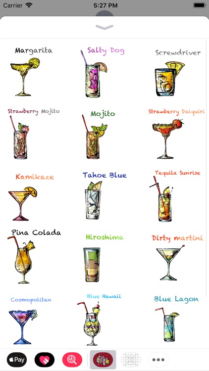 Awesome Cocktails Stickers