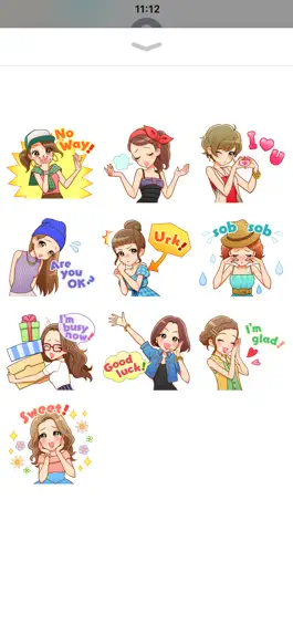 Game screenshot Fashionable Girls Sticker hack