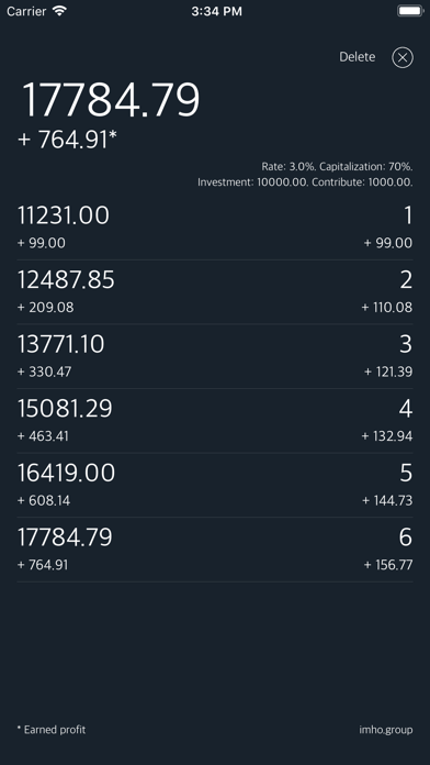 Capital: Compound Interest screenshot 2