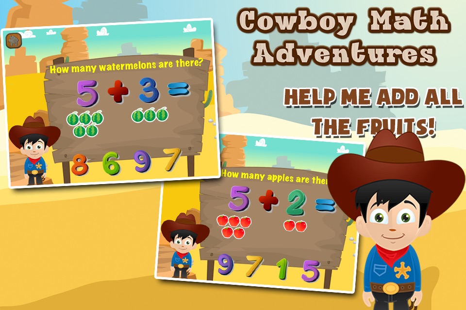 Cowboy Math Adventure screenshot 2