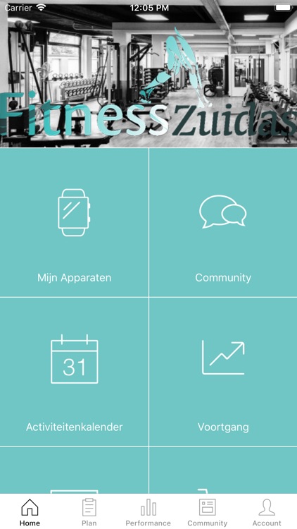 Fitness Zuidas online app