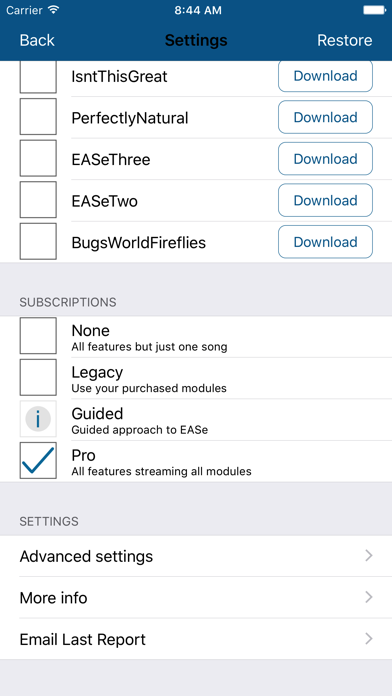 How to cancel & delete EASe Listening Therapy from iphone & ipad 3