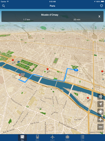 Paris Offline Map, Metro Air screenshot 2