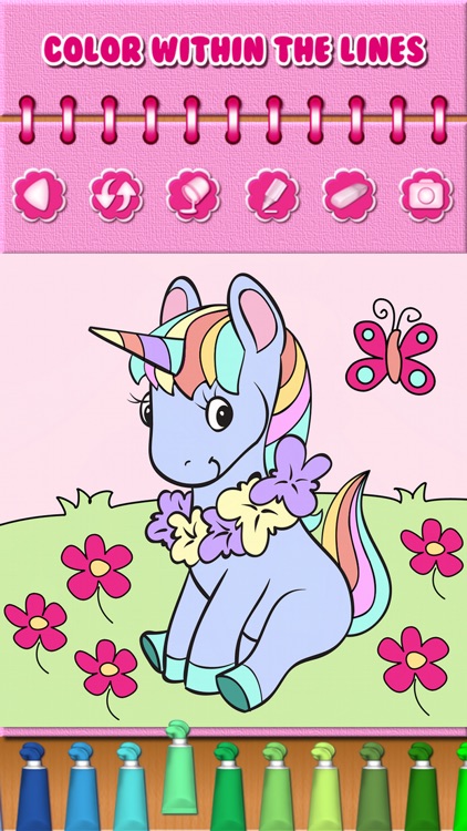 Pony Unicorn Coloring Book