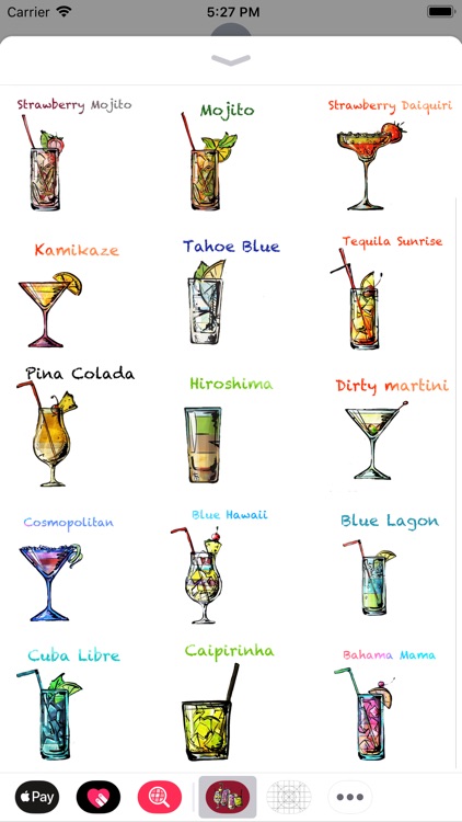 Awesome Cocktails Stickers