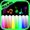 A colorful piano designed for babies