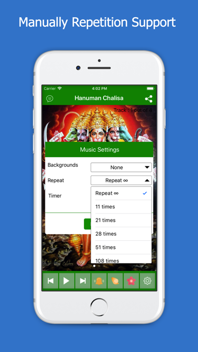 How to cancel & delete Hanuman Chalisa & HD Audio from iphone & ipad 4
