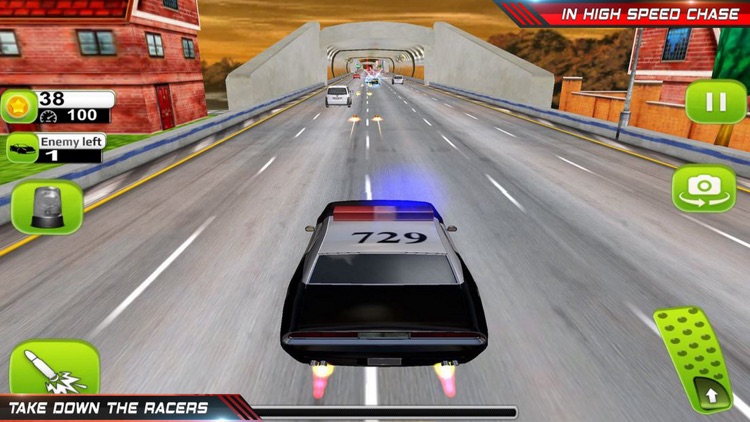 Police Chase Crime: Racing Car