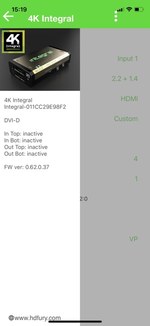 4K Integral Total Control