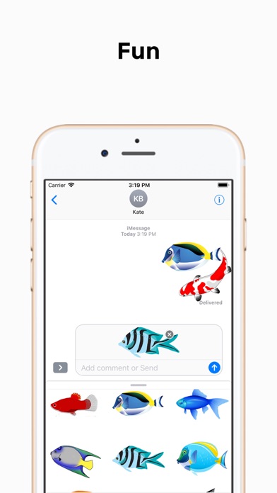 Tropical Fish Stickers screenshot 2