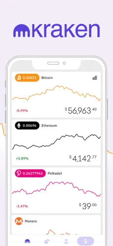 Captura de Pantalla 1 Kraken - Buy Bitcoin & Crypto iphone