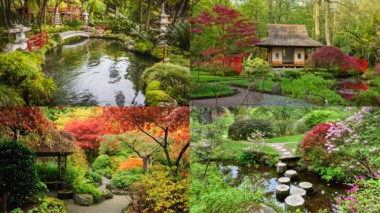 Tile Puzzle Japanese Gardens