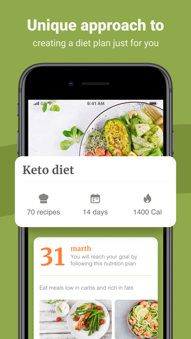 PEP: Diet - Healthy meal plan screenshot 2