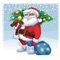 Press and hold the screen to move the stick to the corresponding cliff, Santa Claus quickly passes