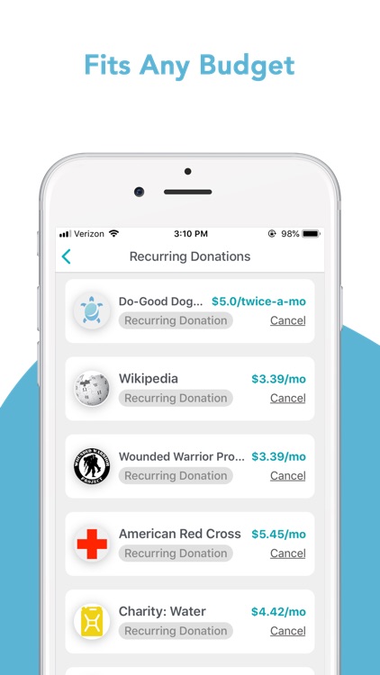 GiveTide: Donate Spare Change screenshot-3