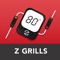 Z GRILLS smart thermometer connects to your smartphone via Bluetooth Low Energy