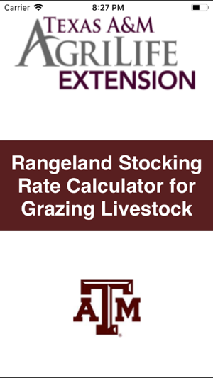 Stocking Rate Calc for Grazing